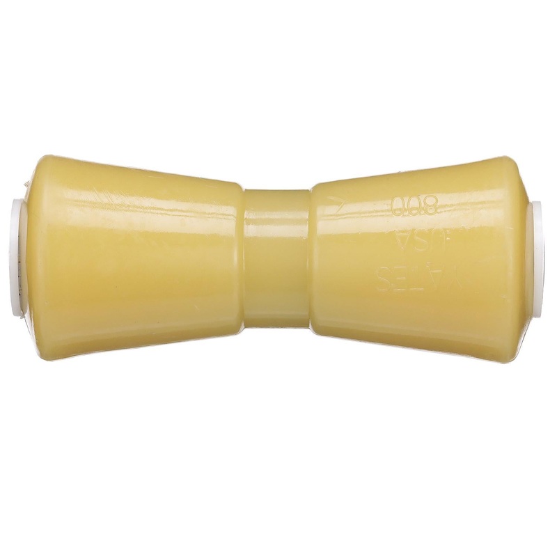 Seachoice Non-Marking TP Yellow Rubber Keel Roller With 5/8 ID Hole
