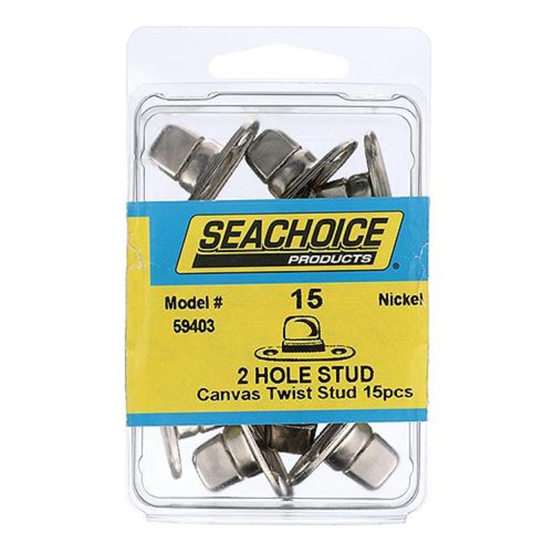 Seachoice Twist Studs With 2 Hole Screw Base – Qty. 15