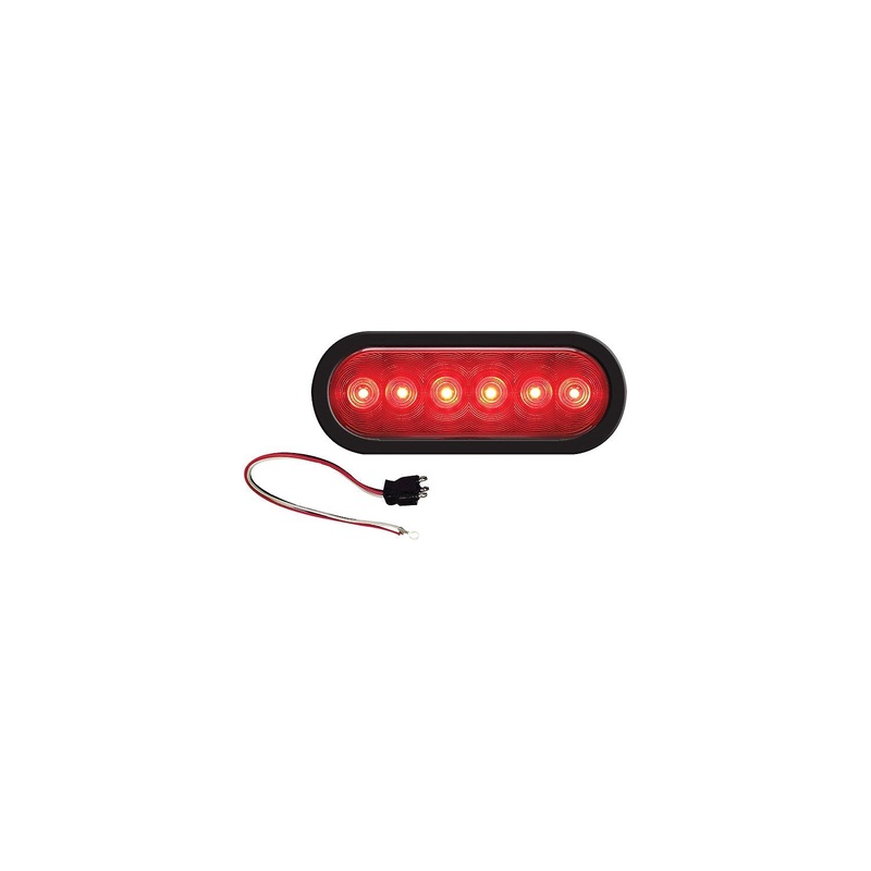 Seachoice 52831 LED 6 Oval Sealed Tail Light Kit For Flush Mount