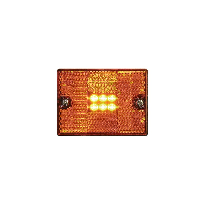 Seachoice 52891 LED Square Stud-Mount Clearance/Marker Light
