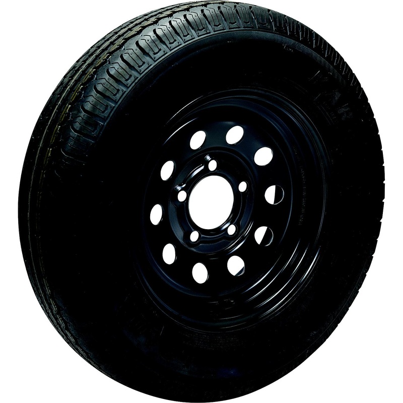 Seachoice 53403 ST175/80R13C/5H KR35 13 Black Modular, 5 Lug Radial Tire & Wheel Assembly