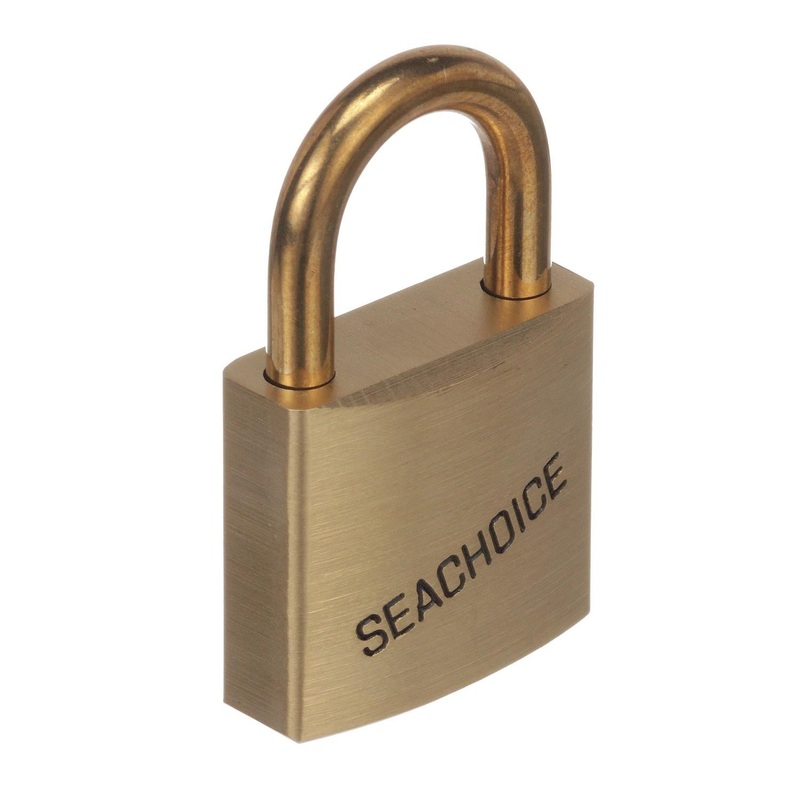 Seachoice 37231 2 Solid Brass Body Padlock – Single Lock
