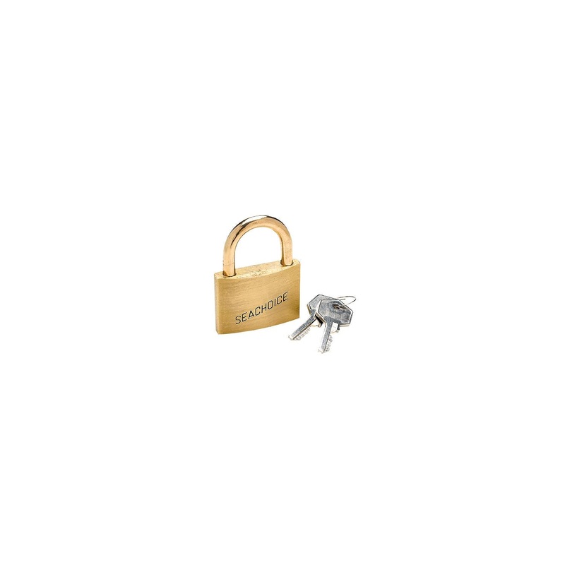 Seachoice 37311 1-1/2 Keyed-Alike Solid Brass Padlocks (3 Per Card)
