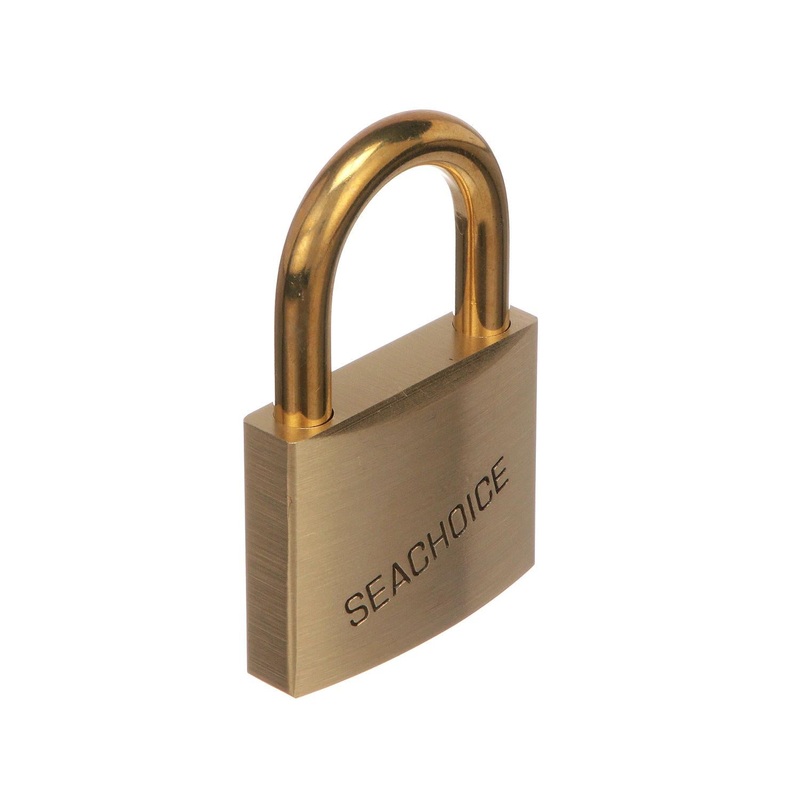 Seachoice 37331 2 Keyed-Alike Solid Brass Padlocks (3 Per Card)