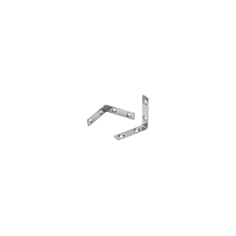 Seachoice 37551 Stainless Steel 90 Degree Angle Brackets (1 Pair Per Pack)