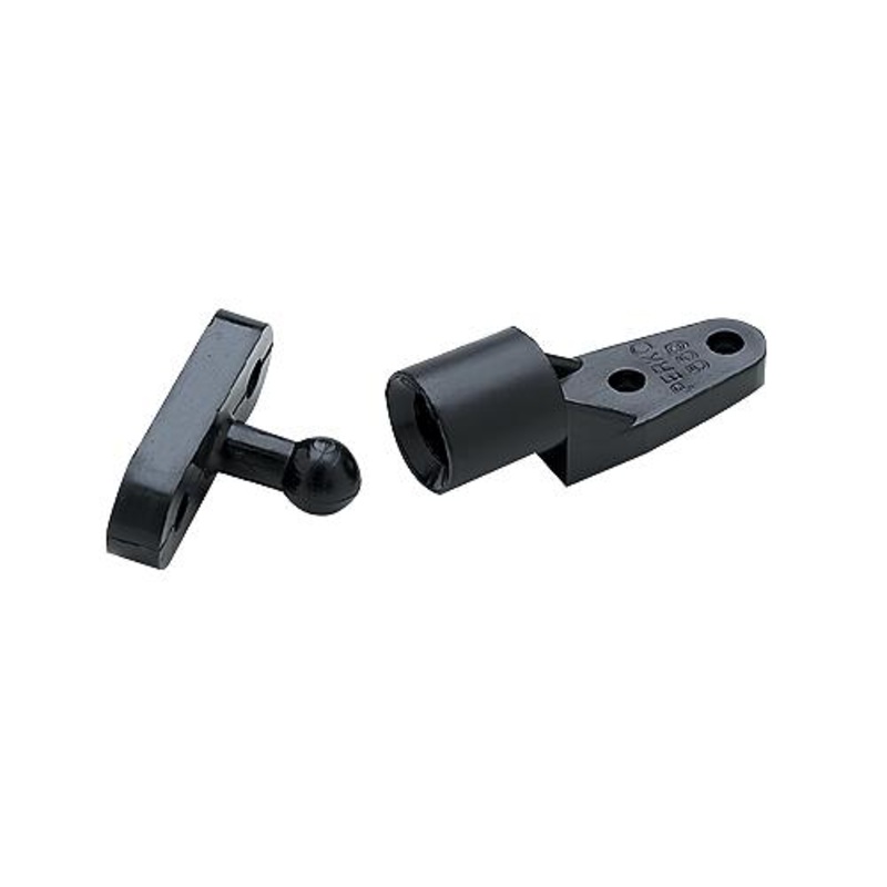 Seachoice Black Plastic Door Catch (1 Pair Per Pack)