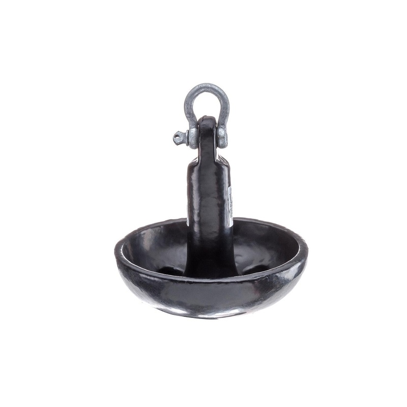 Seachoice Mushroom Anchor Black Vinyl Coated / 10 lbs.