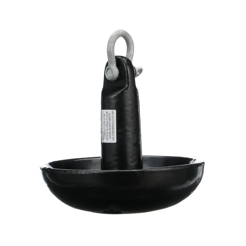 Seachoice Mushroom Anchor Black Vinyl Coated / 15 lbs.
