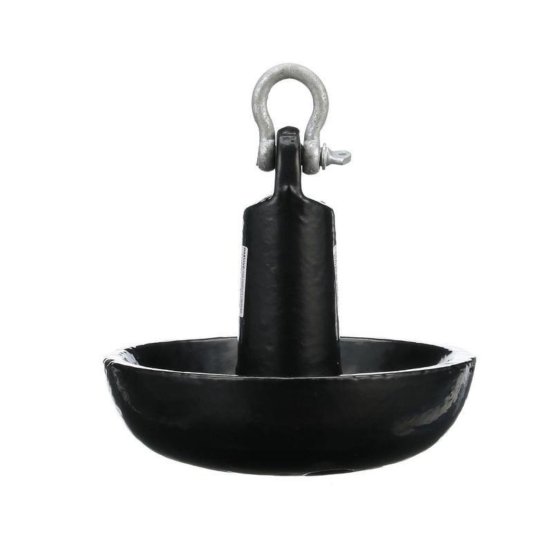 Seachoice Mushroom AnchorBlack Vinyl Coated / 20 lbs.