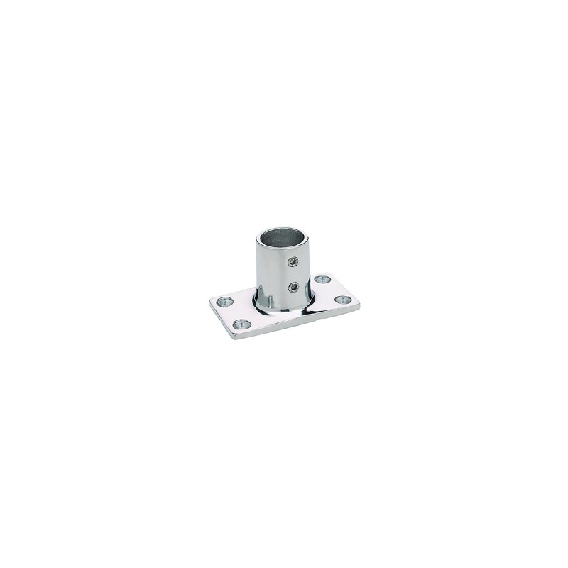 Seachoice Rectangular Base Rail Fitting for 7/8 OD Tubing