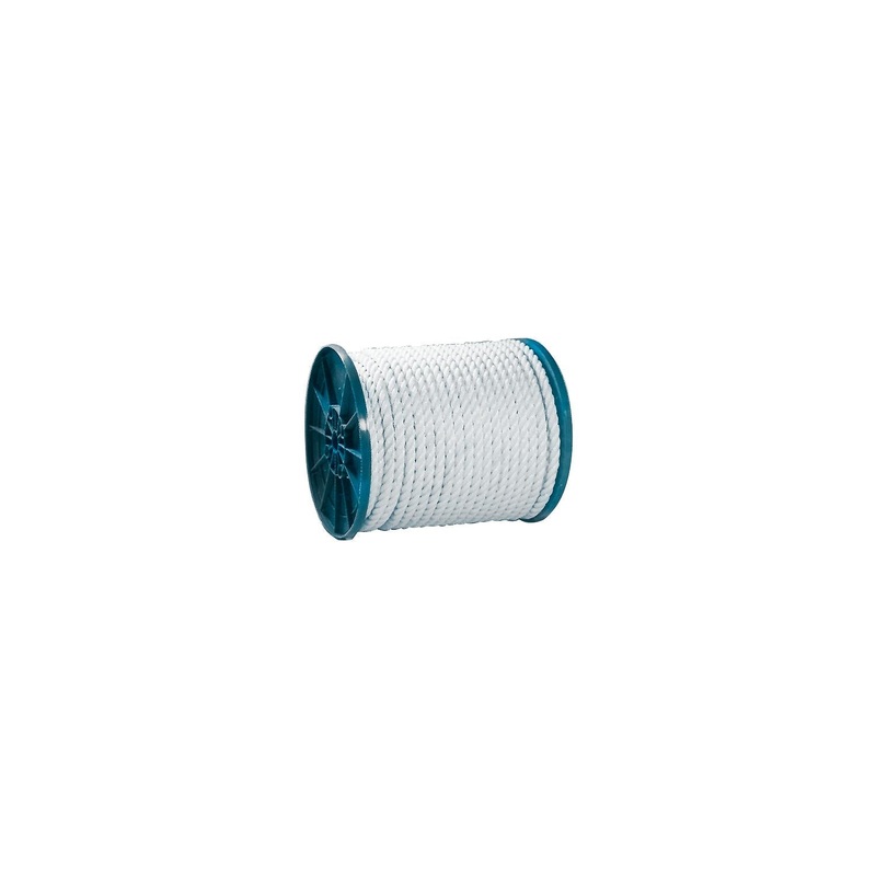 Twisted Nylon Rope, White, 3/8 x 600′