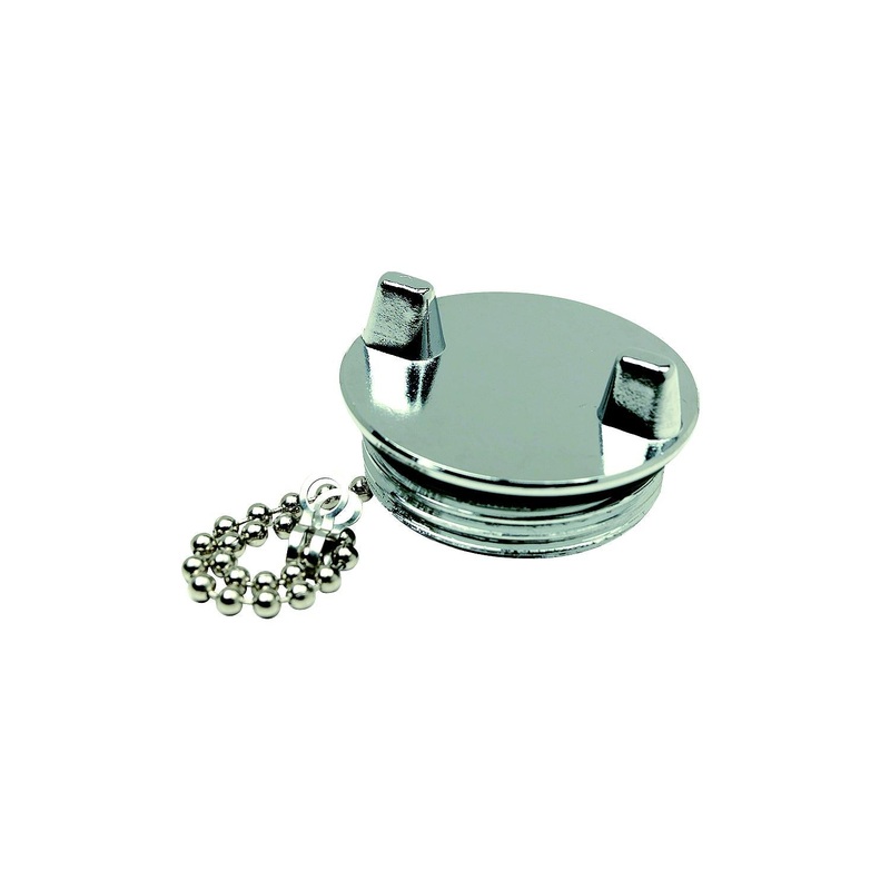 Seachoice Chrome Plated Zamak Replacement Cap For Seachoice Deck Fill 32041