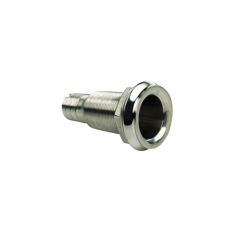 Seachoice 18611 Mega-Flow Dripless 316 Stainless Thu Hull, 1