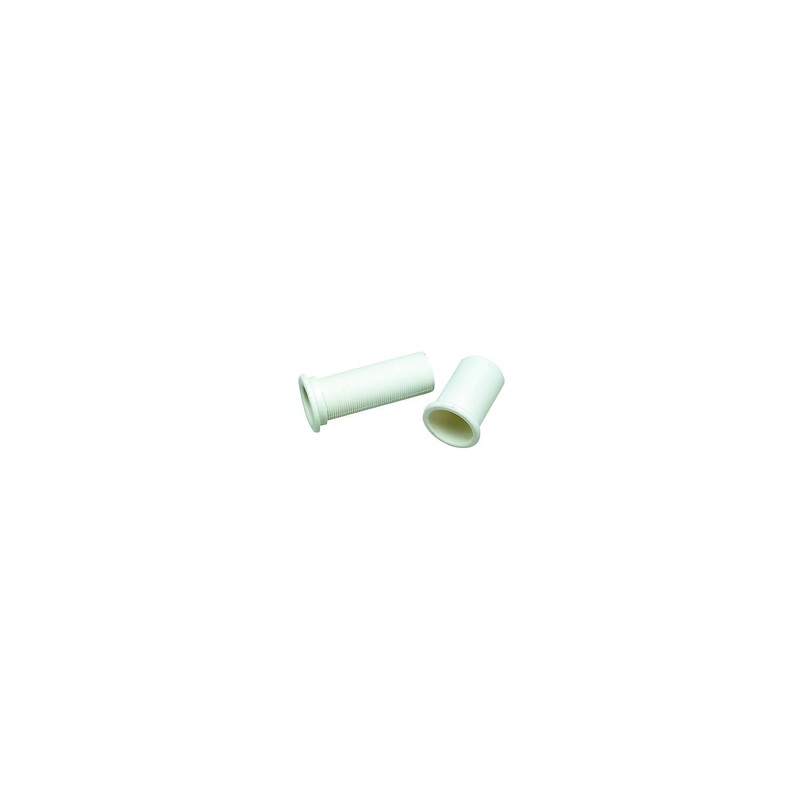 Seachoice Plastic Splashwell Drain Tube Adjusts from 2 to 4-1/2 and Fits 1-1/4 opening