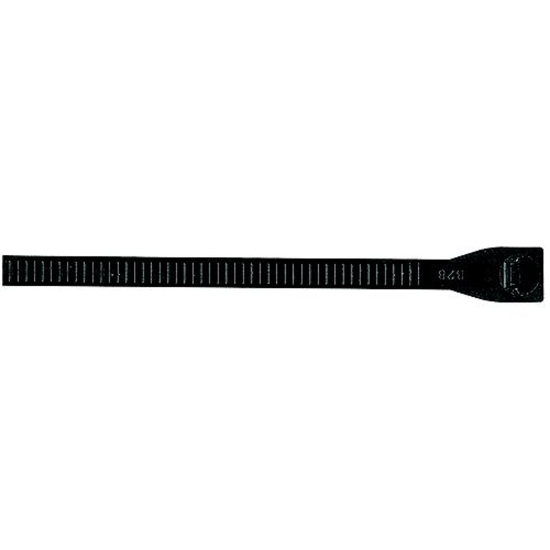 4 Nylon Standard Cable Tie, 100 Pcs. Black