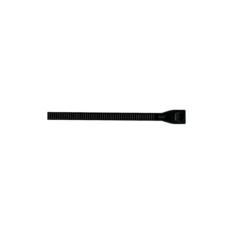 8 Nylon Standard Cable Tie, 25 Pcs. Black