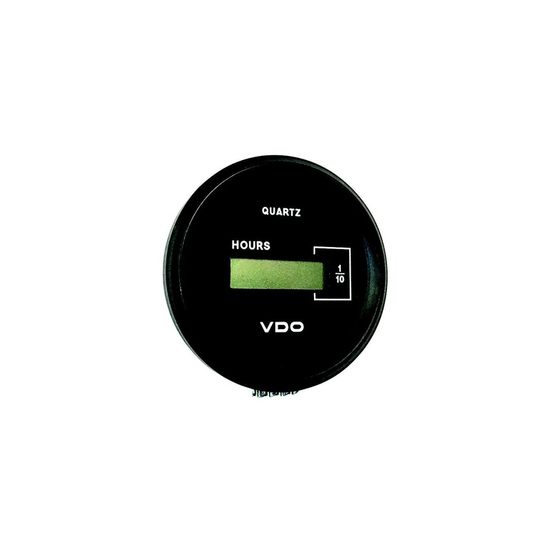 Digital Hourrmeter Black & Black