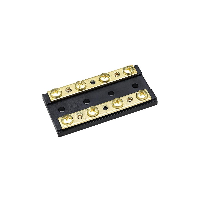 Seachoice 13501 Terminal Block With Brass Hardware