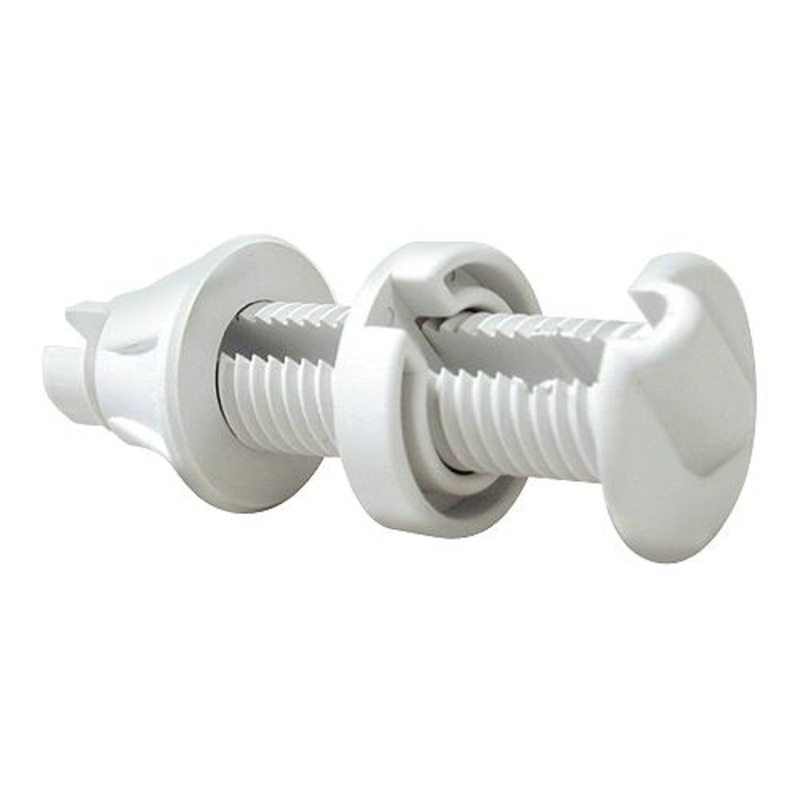Seachoice 17991 Cable Thru Hull Fitting – White – 9/32 Slot, 1-1/2 Flange
