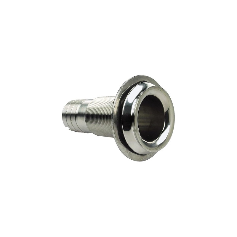 Seachoice 18621 Mega-Flow Dripless 316 Stainless Thu Hull, 1-1/8
