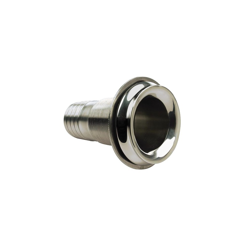 Seachoice 18631 Mega-Flow Dripless 316 Stainless Thu Hull, 1-1/2