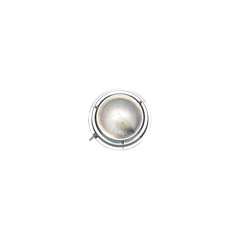 Seachoice Polished Stainless Steel Bright White Dome Light