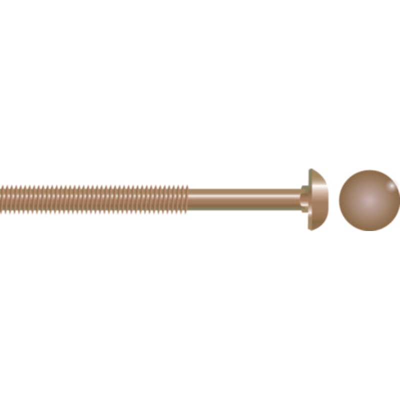 Carriage Bolt, 1/4-20 x 3