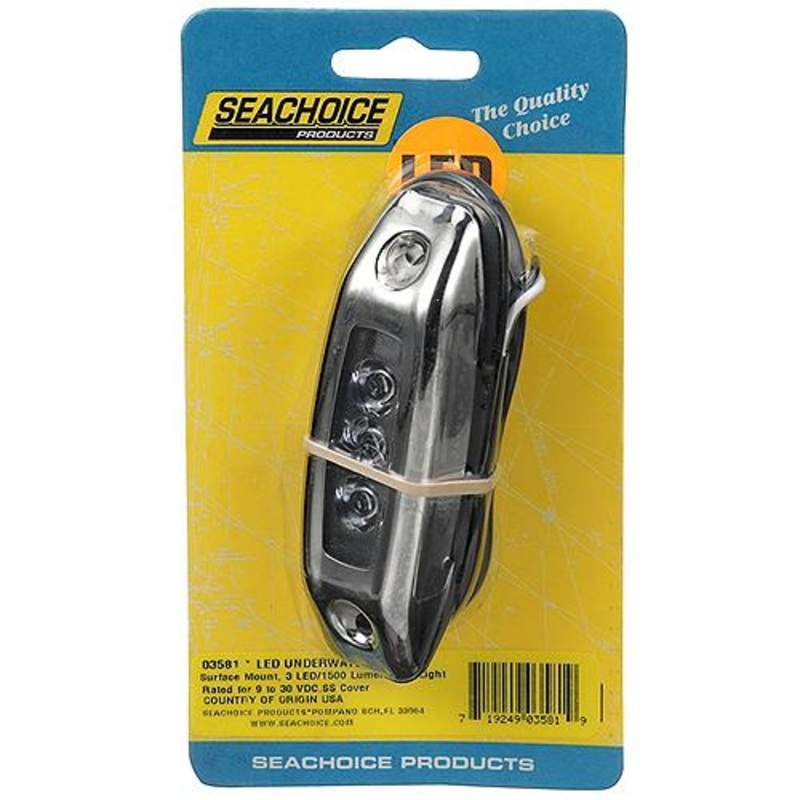 Seachoice Water Dragon LED Underwater Light, Blue, 1500 Lumens