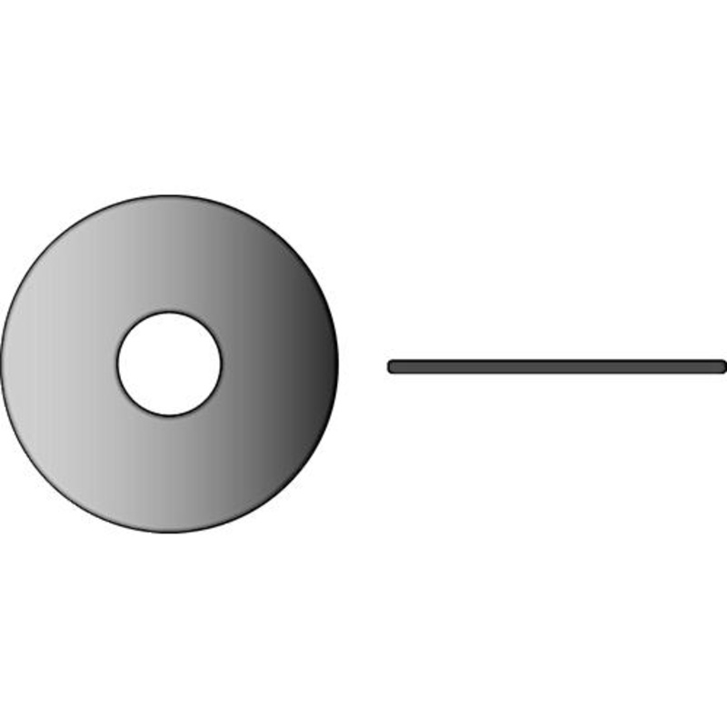 Stainless Fender Washer1/4, .050 Thick, OD 1