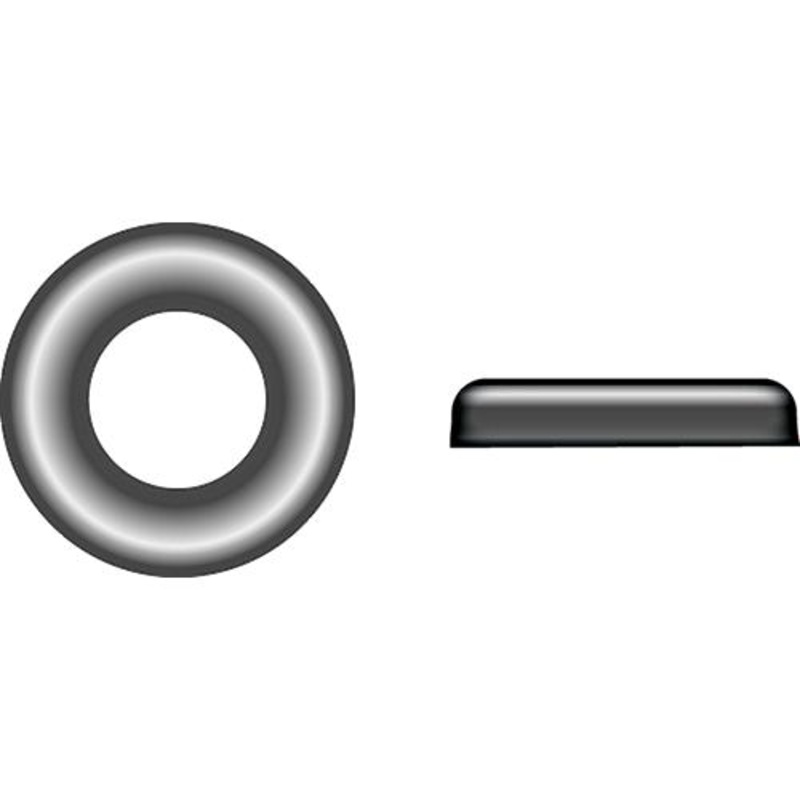 Stainless Countersunk Finishing Washer, #1/4