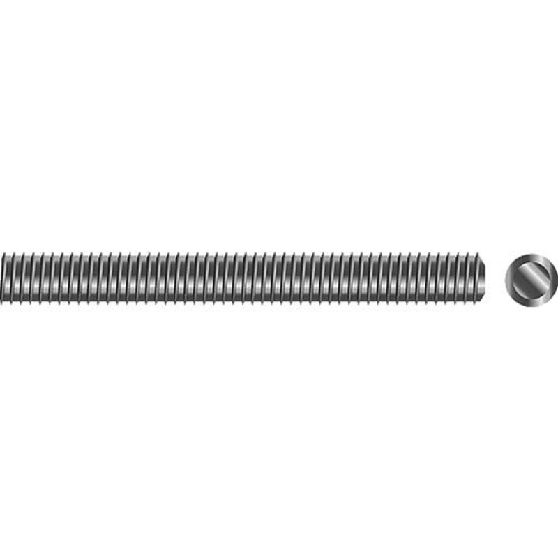 Seachoice 00673 3/8-16 x 3′ Threaded Rod – Stainless