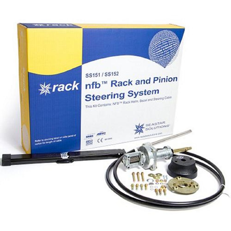 SeaStar Solutions No Feedback Rack and Pinion Steering Kit, Dual
