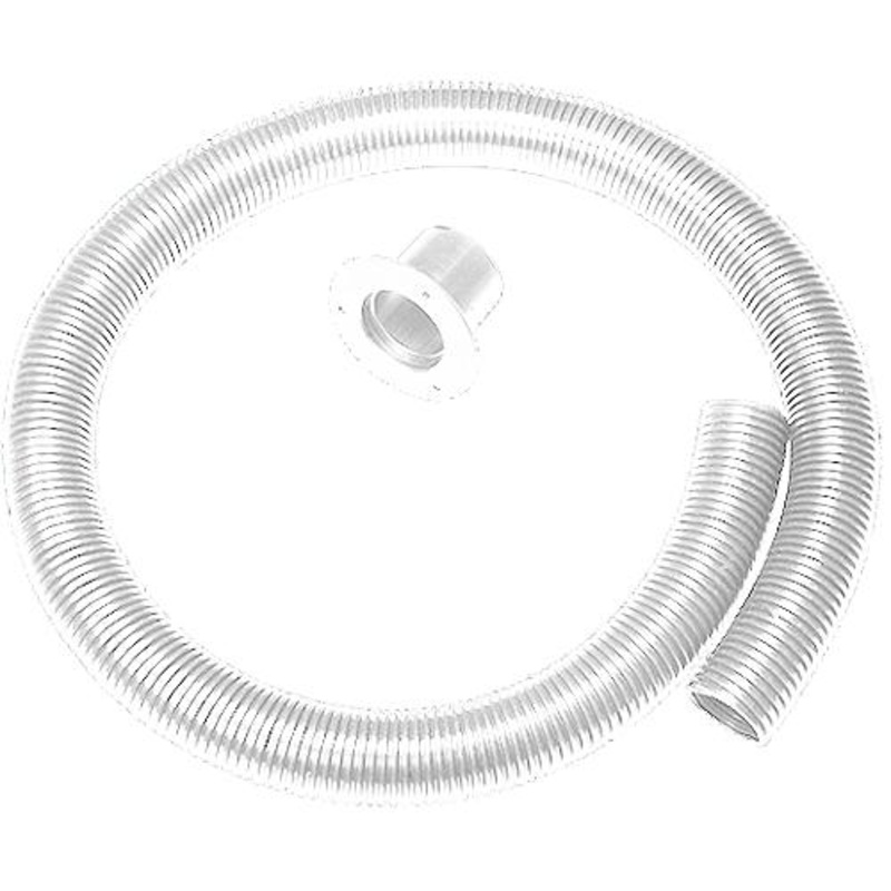Shields 189883W Sternflex Rigging Hose & Flange Kit, 4.5′ White