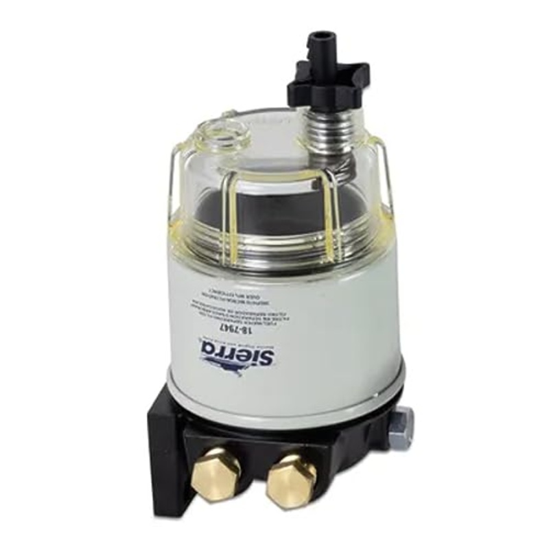 Sierra 99192 Fuel/Water Separator Gas Kit w/ Clear Bowl For Racor