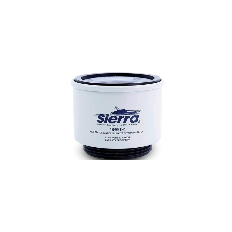 Sierra 99194UL Repalcement Racor Spin-On Fuel Water Separator Filter for Above or Below Deck, 2 Micron