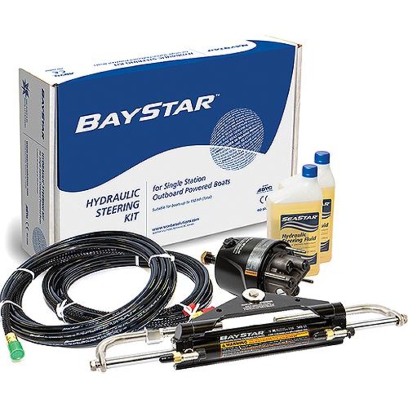 SeaStar HK4500A-3 BayStar Plus Compact Hydraulic Steering System – Complete Kit w/o Hoses