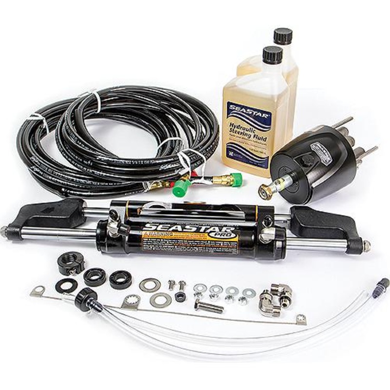 SeaStar Pro HK7520A3 Hydraulic Steering Kit w/20′ Hoses