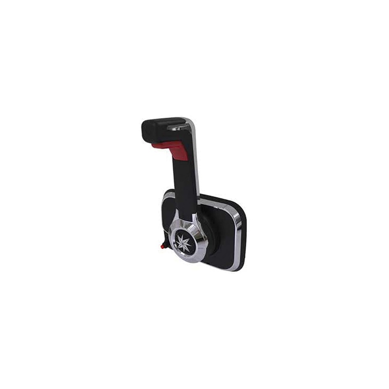 Seastar Xtreme Series Single Lever Dual Function Control, Center Console Mount w/Engine Cut Off Switch, Trim Switch