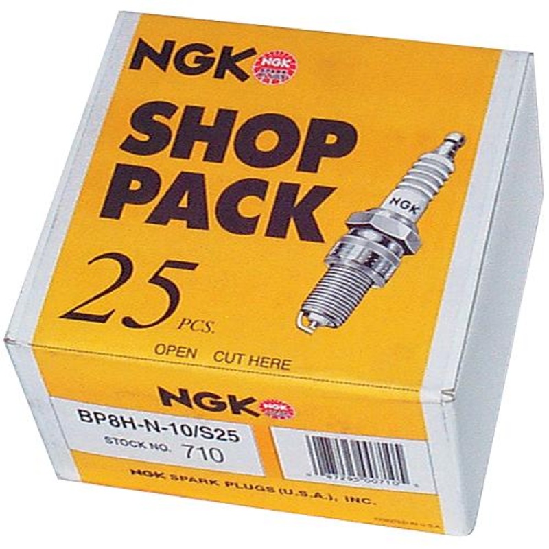 Shop Pack Spark Plugs, 713 BR8ES, 25/Pack
