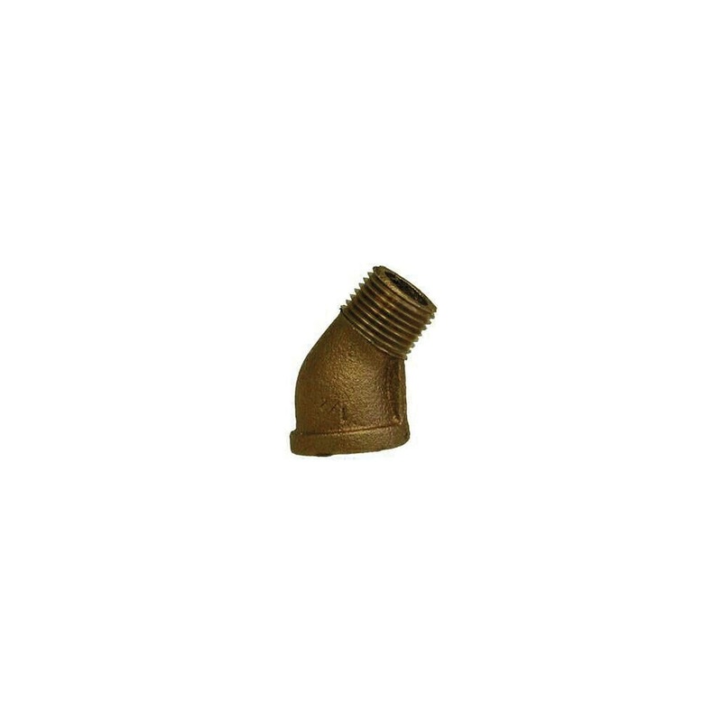 1/4 Bronze 45 Degree Street Elbow