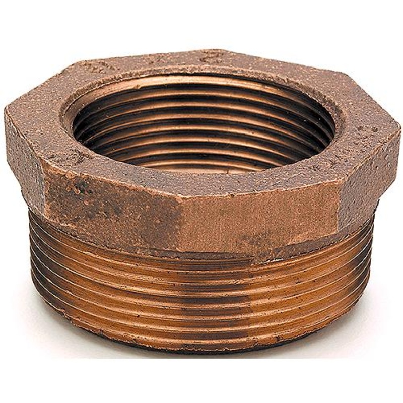 1 X 3/8 Bronze Hex Bushing