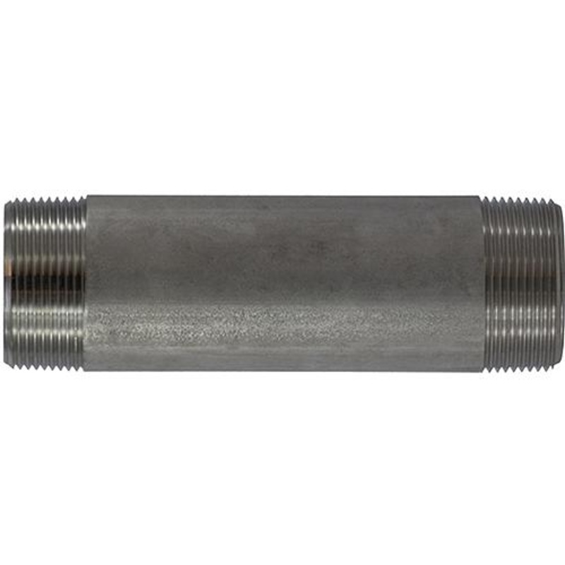 70140 316 Stainless Steel Nipple, 1-1/2 x Close