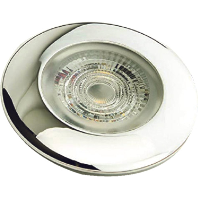 Aqua Signal 166257 3 LED Chrome Recessed Downlight, White/Red Light