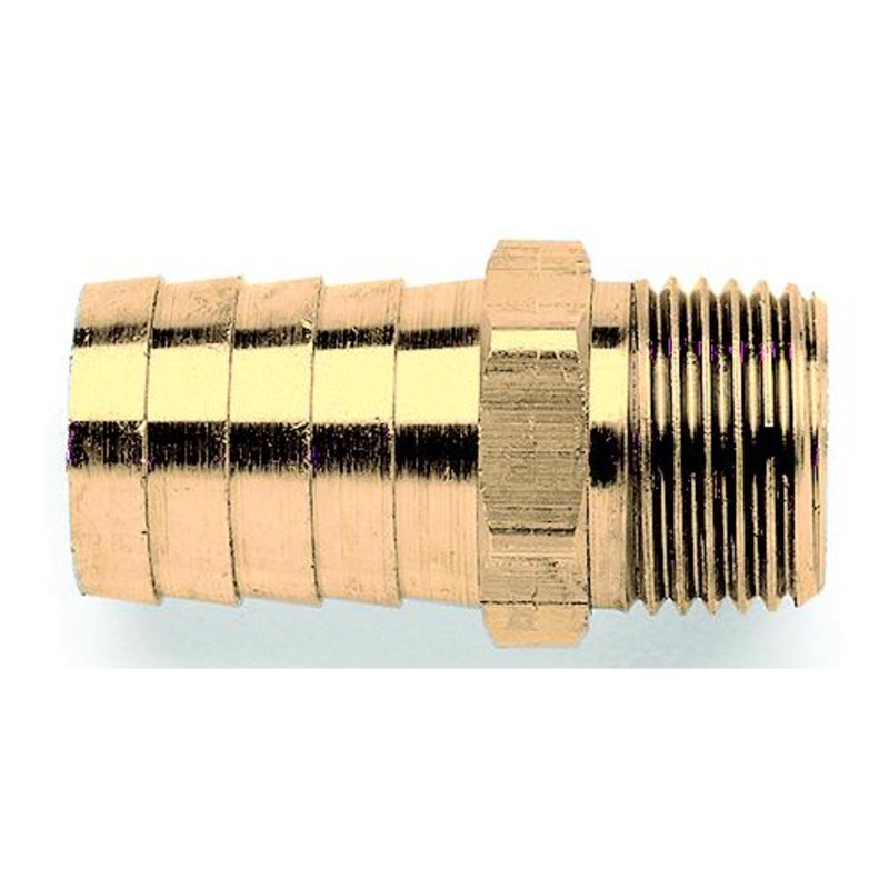 1/2 Hose x 1/4 Pipe Male Hose Barb