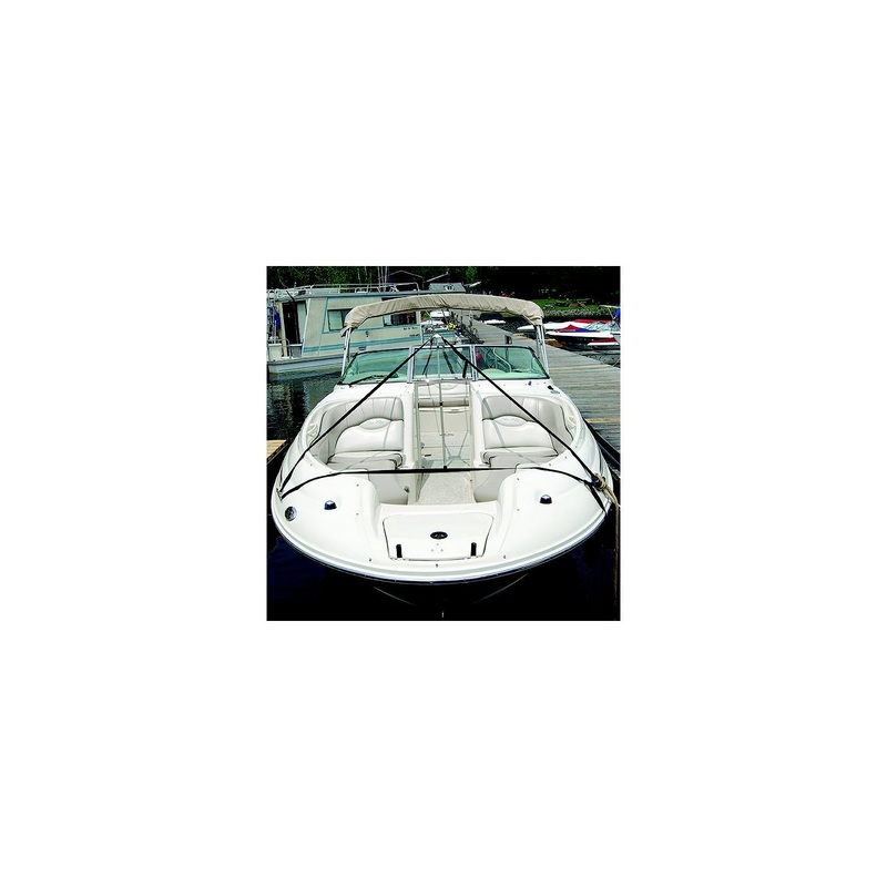 Taylor Boat Cover Support System Includes 50′ Webbing, Quick Release Buckles and a Boat Cover Support Pole