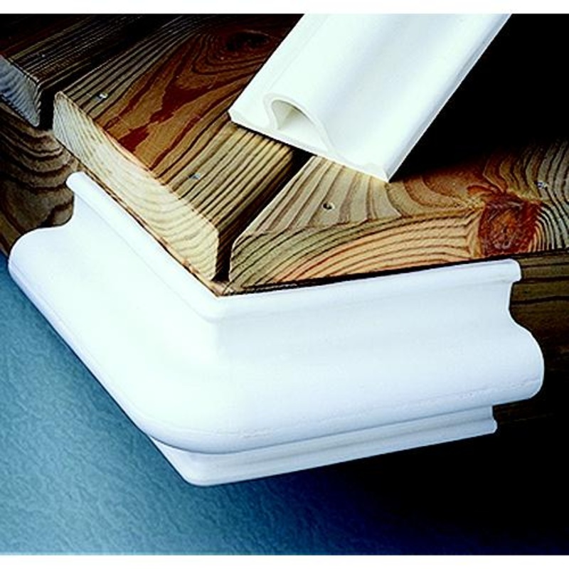 Taylor Dock Gard EPDM Corner Guard 6 L – White