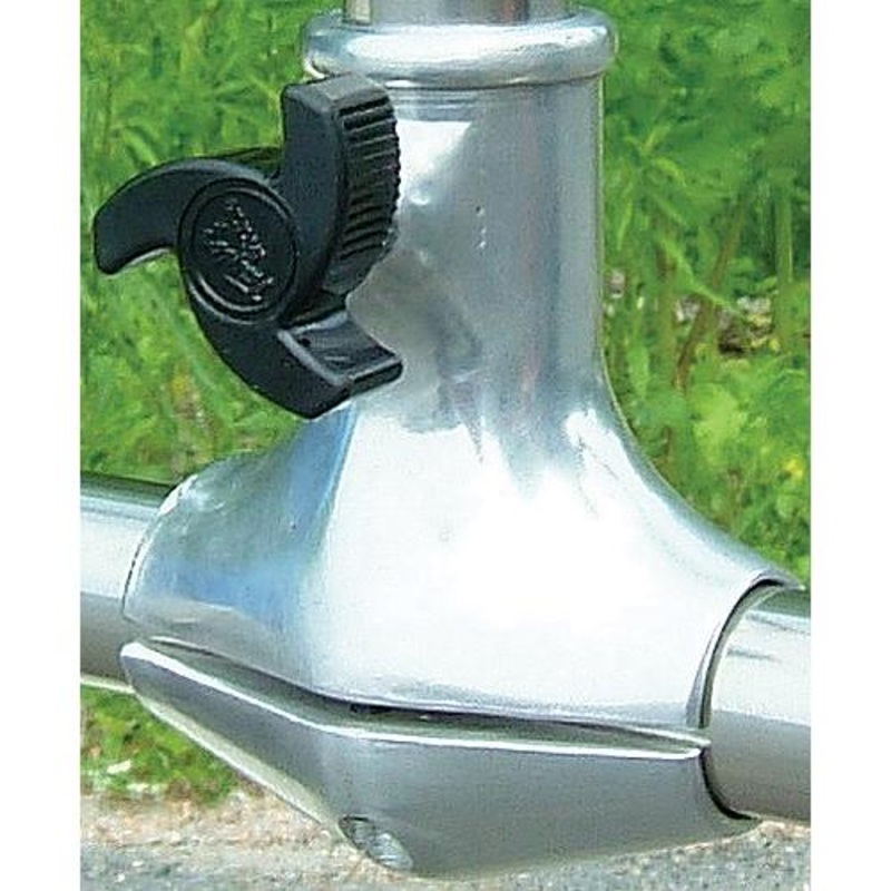 Taylor Stainless Steel Rail Mount Flag Pole Socket For 1 Diameter Flag Poles