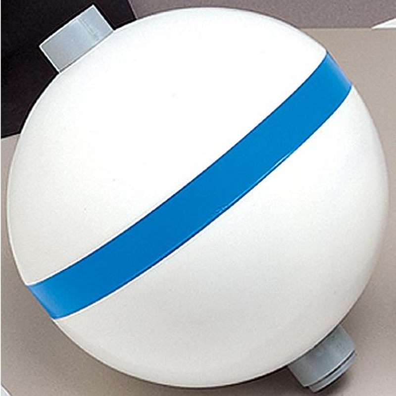Taylor Sur-Moor T3C Mooring Buoy – White With Blue Reflective Striping