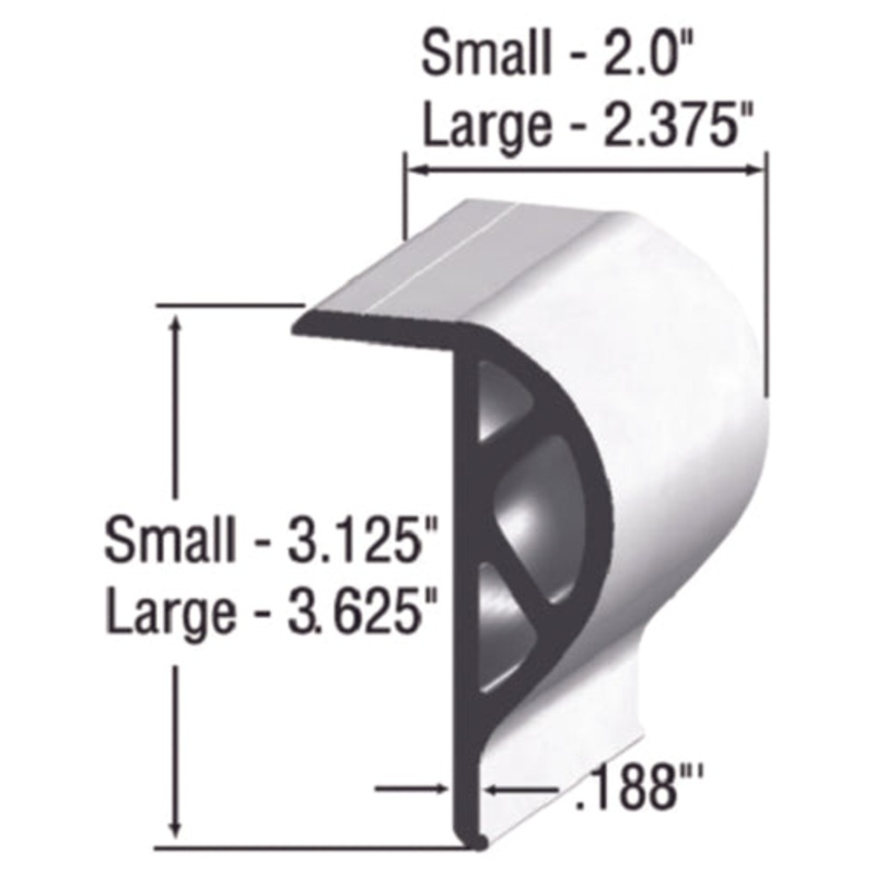 Taylor 45966 True Color Commercial Grade P-Shape Dock Small, Large, 10′ in Retail Pack