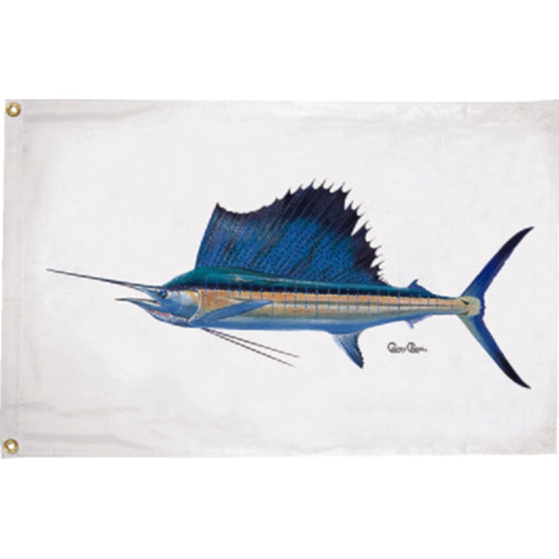 Taylor Carey Chen Offshore Fish Flag
